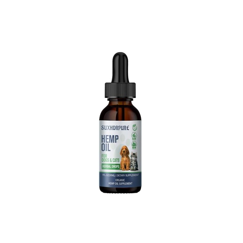Natural Hemp Oil for Dogs and Cats