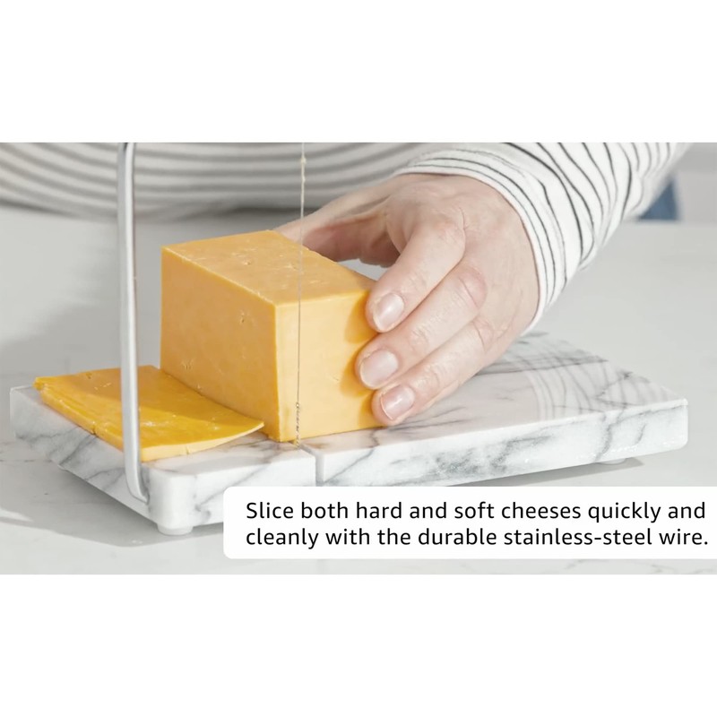 Fox Run 3852 Marble Cheese Slicer with 2 Replacement Wires,