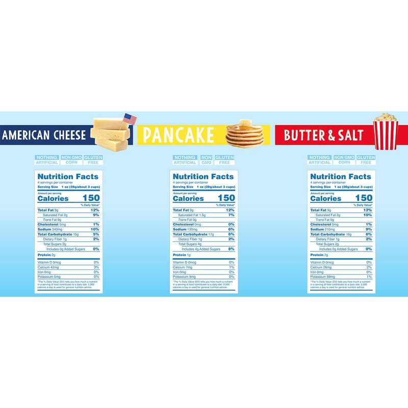 Like Air Baked Puffcorn (Variety Pack) | 3 Large Multi-Serve