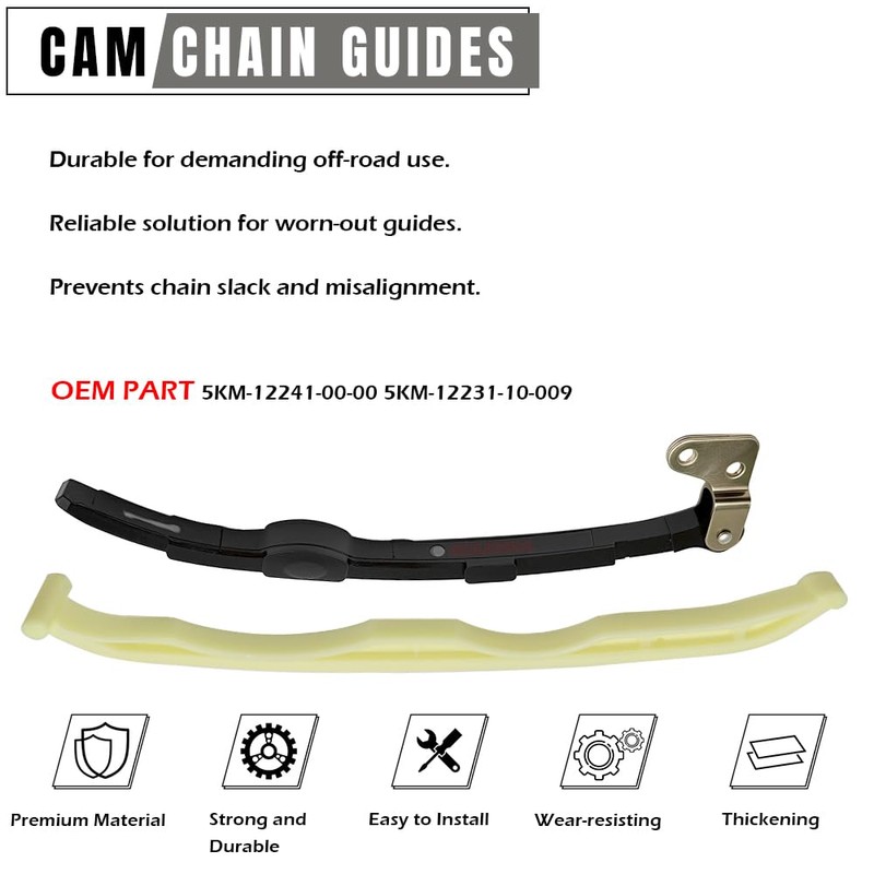 GOLKNHA Cam Timing Chain Guides Kit for Rhino 660 YXR660
