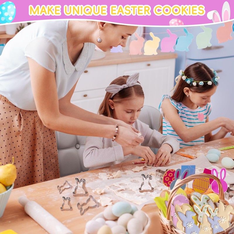 JIAWWAN Easter cookie cutter, Easter cookie cutter, Easter set, Easter