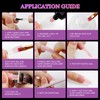 ANGNYA 144 Pieces Nail Shapes Dual Shape Nails Set, 12