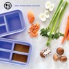 FOODBLOX by TWO2s 2 pk Silicone Freezer Molds with Lid.