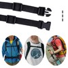 Medsuo Adjustable Backpack Chest Strap Replacement Backpack Waist Strap Sternum