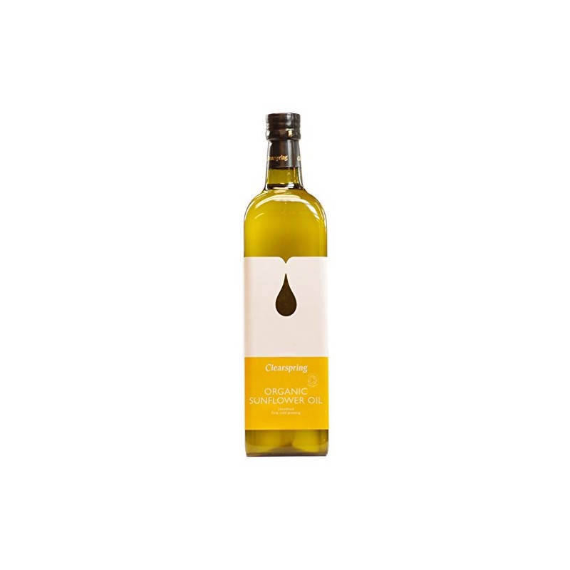 CLEARSPRING WHOLEFOODS Organic Sunflower Oil 1ltr (Pack of 6)