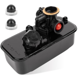 Canamax 494406 Fuel Tank and 795477 Carburetor with Primer Bulb - Compatible with BS 498809 498809A 795469 794147 699660 794161 498811 Carb