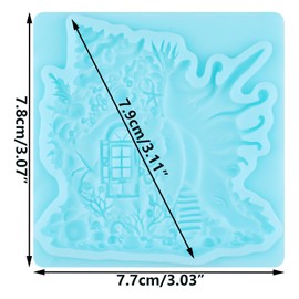 Conch House Fondant Silicone Molds