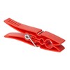 20 Plastic Clothes Pegs Clothes Line Socks Towels Red
