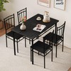 Vipbear Kitchen Dining Table Set for 4, 5-Piece Kitchen Table