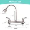 RV Kitchen Faucet Non-Metallic, Flexible Spout for Campers, Motorhomes, Travel