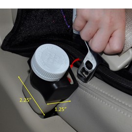 Buckle Guard PRO Seat Belt Button Cover - Helps Keep Kids and Disabled Passengers Safely Buckled Up! Deters Curious Fingers & Accidentally Unbuckling Seat Belts-Fits Most Vehicles (Black)