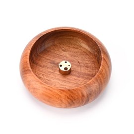 waves Incense Holder Incense Holder 4 Hole Incense Burner Bowl Solid Wood Incense Plate Buddhist Altar Bedroom Aroma