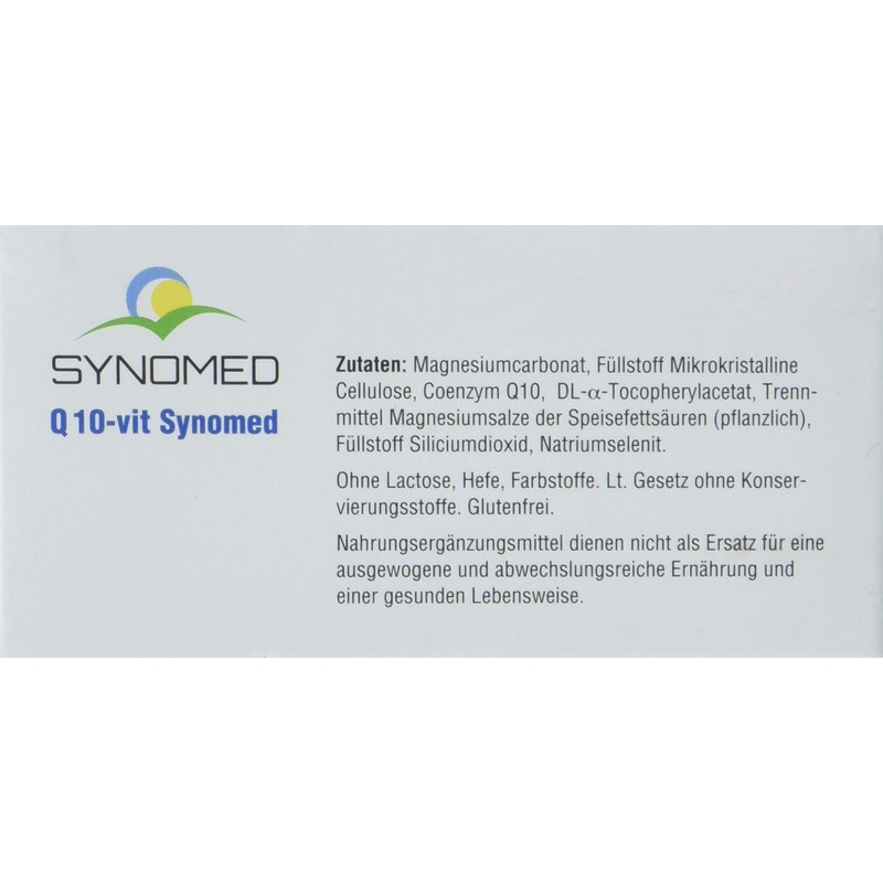 Q-10vit Synomed Tablets, 70 Tablets (28 g)
