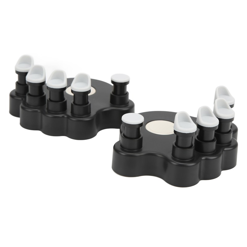 2PCS Piano Finger Exerciser Silicone Hand Grip Trainer Ergonomic Tension
