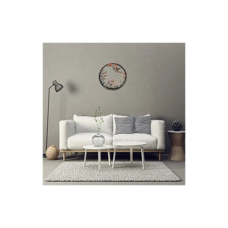 Hosoncovy Iron Art Wall Decoration Metal Wall Art Decor Garden