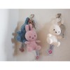 Marks International BON TON TOYS Corduroy Miffy Keychain 10cm White