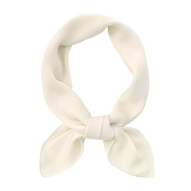 Silk Head Scarf for Women Satin Neck Scarves Square Solid Hair Bandana Headband 27.5"