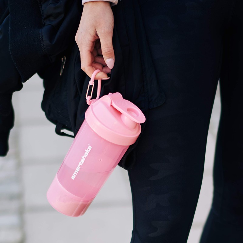 SmartShake Original2GO ONE 1.5 fl oz (800 ml), Light Pink,