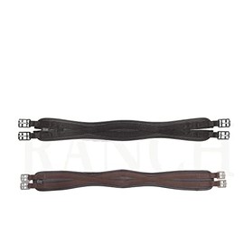 ANTI-CHAFE CONTOUR GIRTH HORSE TACK SADDLE STRAP [BROWN] [42"]