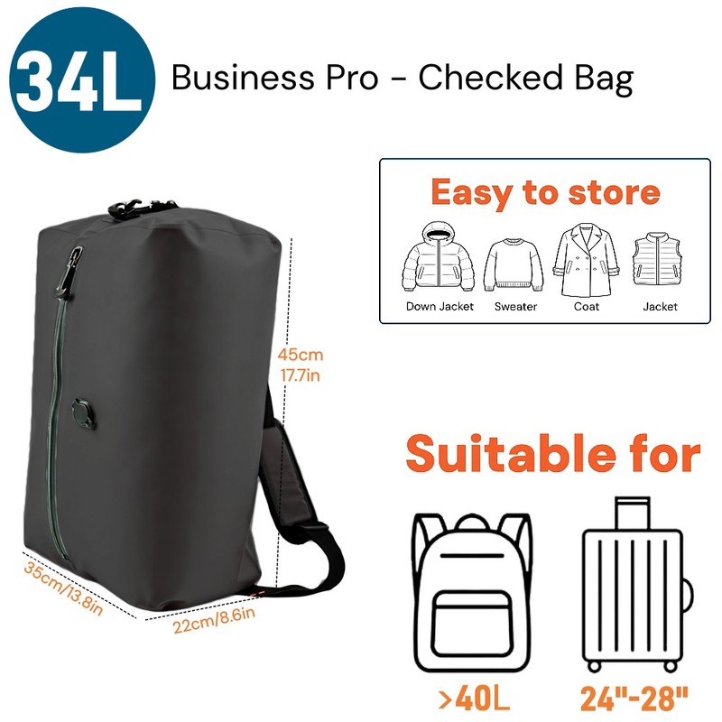 Closiq Packing Cubes Travel – Waterproof Compression Storage, Home and