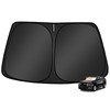 Mekdghro Custom Fit Windshield Sun Shade for Traverse 2018-2024, Foldable,