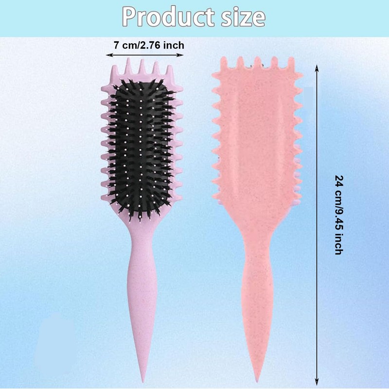 WADY Cepillo para Cabello Rizado Para Mujeres, Cepillo para Rizos,