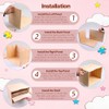 Wooden Puzzle Holder Rack, 7-Tier Puzzle Storage Shelf with Removable