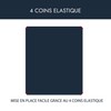 Baptiste Blanc Fitted Sheet, 160 x 200 cm, Fitted Sheet,