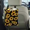 Car Trash Bag Sunflower Car Garbage Bag Hanging Car Trash