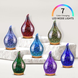 Porseme 280ml Essential Oil Diffuser, Aroma Ultrasonic Humidifier with Remote Control, BPA Free, Auto Shut-Off, Timer Setting