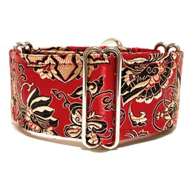 Extra Soft Martingale Dog Collar for Greyhound Saluki Whippet and Other Breeds with Similar Neck 2" Wide (11"-14")