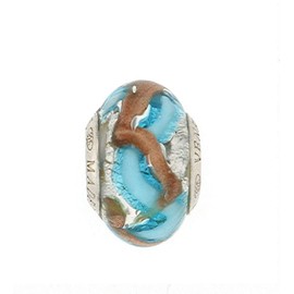 Venetiaurum Original Murano Glass and 925 Silver Charm