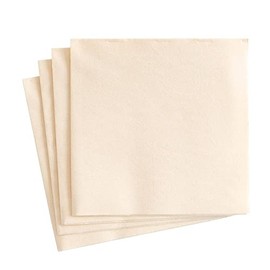 Entertaining with Caspari Paper Linen Palette Collection Luncheon Napkins (15 Pack), Ivory