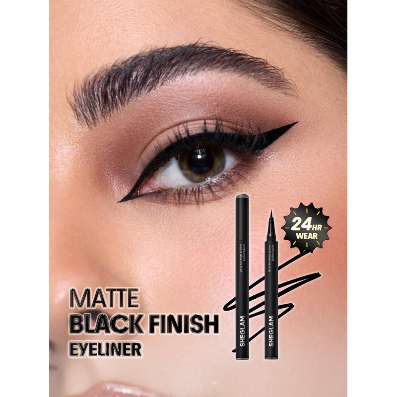 SHEGLAM Oh So Rich Matte Eyeliner Waterproof Smudgeproof Longwearing Liquid