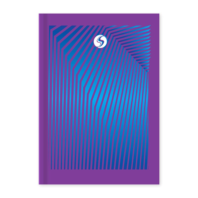 Silvine A4 Hardback Notebook, 160 Pages (80 Sheets) Ruled 8mm