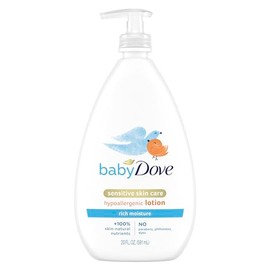 Loción Baby Dove, rica humedad, rica hidratación, 591,47ml
