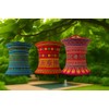 Asian Fabric Lanterns Ethnic Style Lanterns Handmade Vietnamese Lapions Wedding
