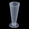 RUIAN Conical Measure Cup 100ml Capacity Cone Shape Translucent Plastic