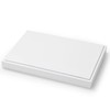 Oirlv Premium White Leather Stackable Jewelry Tray Flat Jewelry Organizer