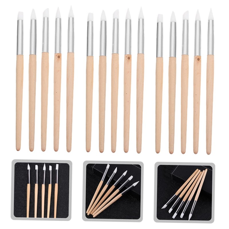 SHINEOFI 15pcs Nail Art Dotting Pens Clay Tools Manicure Pencil