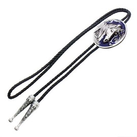 Western Native American wind 青馬 [Bolo Tie Necklace] polar Tie Polo Tie prt0076