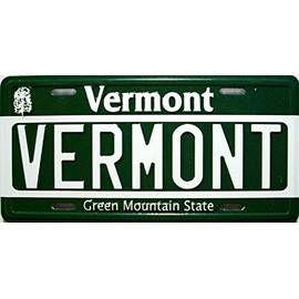 Vermont State License Plate Novelty Fridge Magnet