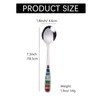 Turbokey 7.3 Inch Soup Spoons Set 304 Stainless Steel Spoons
