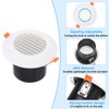PATIKIL 4 Inch Round Air Vent Spring Loaded, ABS Soffit