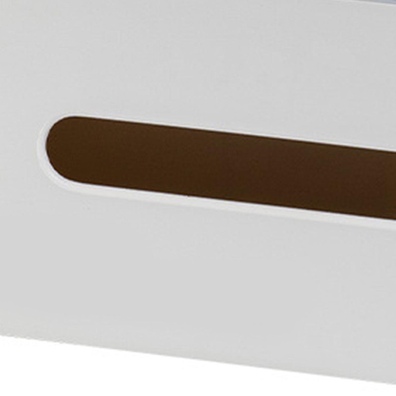 Tissue Box Holder Multifunctional Rectangular Tissue Box Cover with Remote