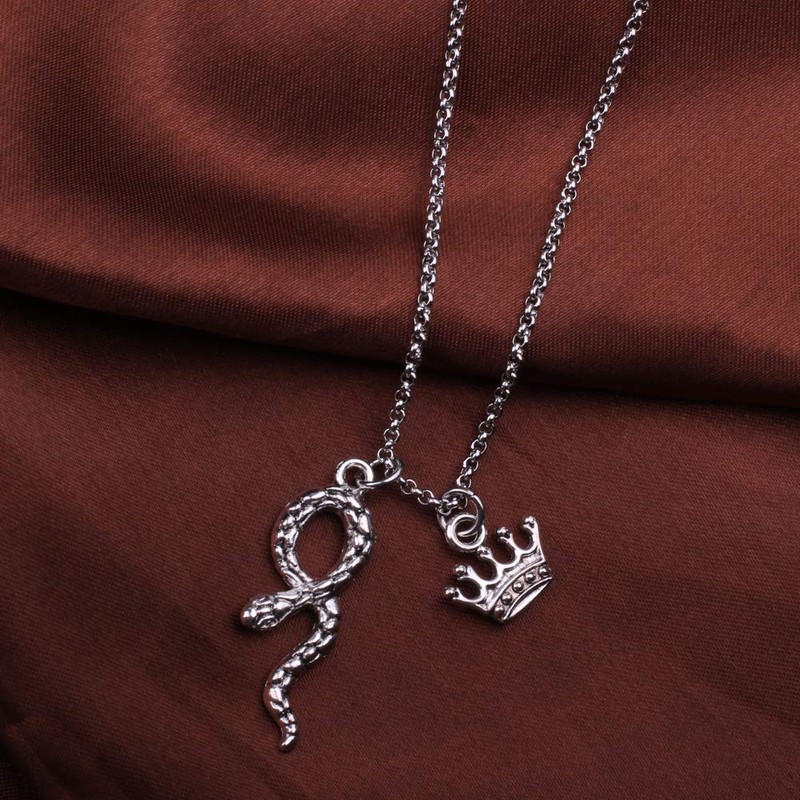 Detailed Riverdale Jughead Jones Necklace Southside Serpents Snake Charm Necklace