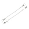 YOKIVE 2 Pcs Retractable Coil Spring Keychain with Lobster Clasps,
