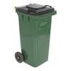 32 Gallon Poly Trash Can Green