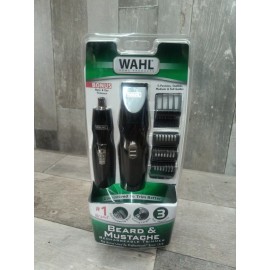 Wahl Nose Ear Sideburns Beard Mustache Hair Precision Rechargeable Trimmer New