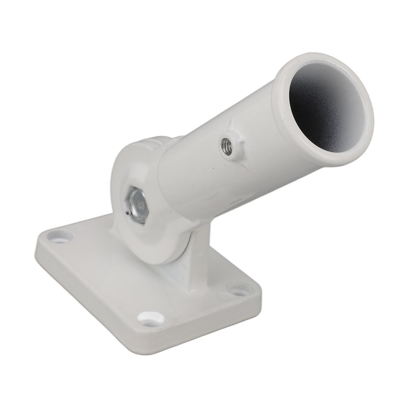 2Pcs Adjustable Flag Pole Holder Aluminium Alloy Metal Wall Mount